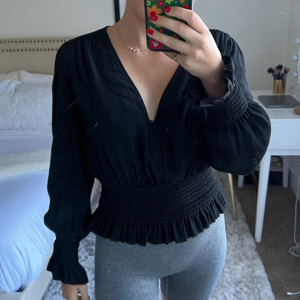 Blue life blouse